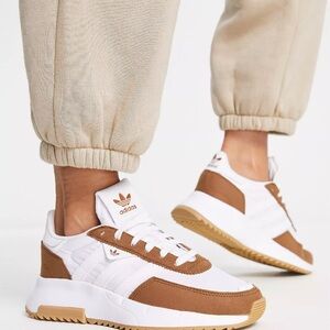 Adidas Retropy F2 Cloud White/Wild Brown Women's Shoe